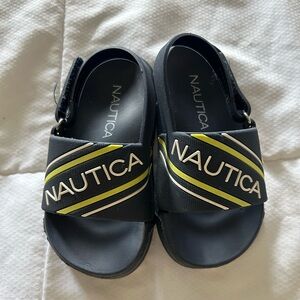 Toddler size 7 NAUTICA slides